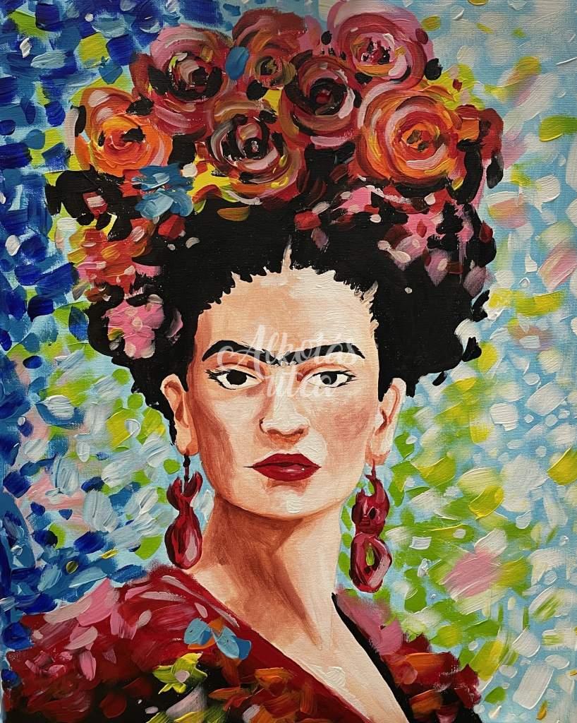 Frida Kahlo - virágok között