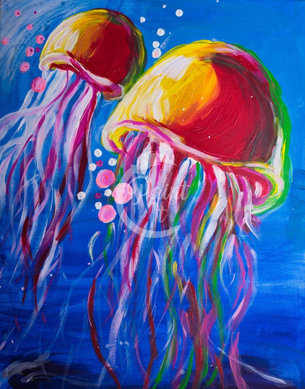 Jellyfish luminous paint- Mal Du es auch! - Paint it!