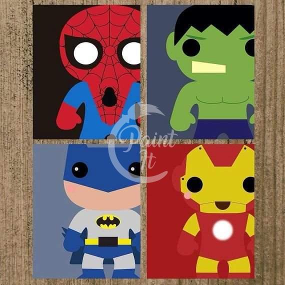 Mini superheroes